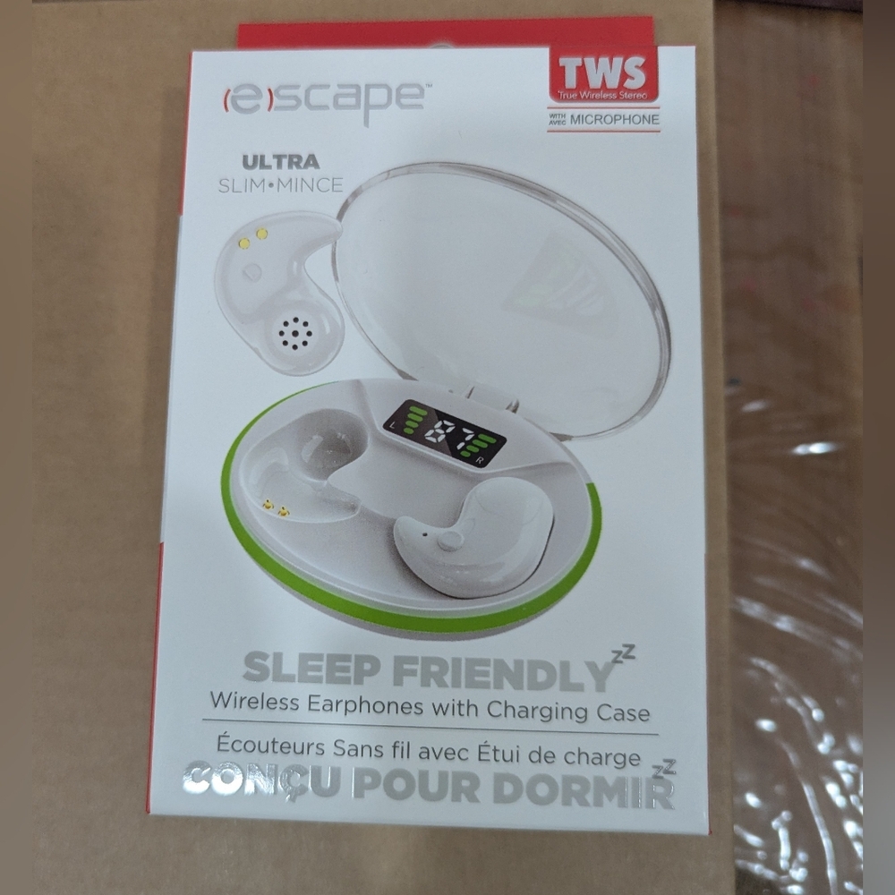 Brand New Escape Wireless Earphones with Charging Case